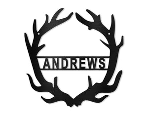 Deer Antlers Monogram