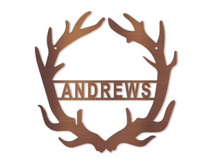 Deer Antlers Monogram