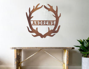 Deer Antlers Monogram