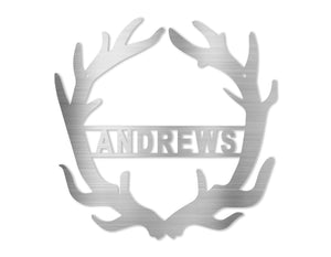 Deer Antlers Monogram