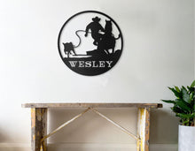 Load image into Gallery viewer, Calf Roping Ring Monogram
