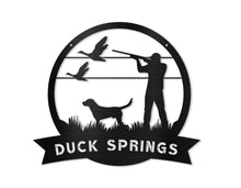 Load image into Gallery viewer, Duck Hunter With Dog Monogram
