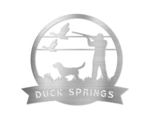 Load image into Gallery viewer, Duck Hunter With Dog Monogram
