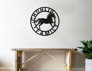 Horse Ring Monogram