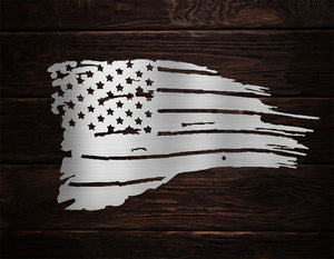 USA Flying Metal Flag