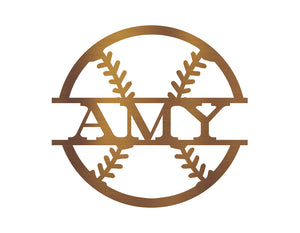 Softball Monogram