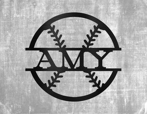 Softball Monogram