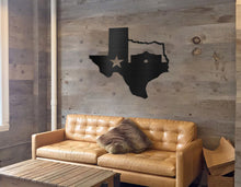 Load image into Gallery viewer, Texas Star Alamo Metal Art Sign
