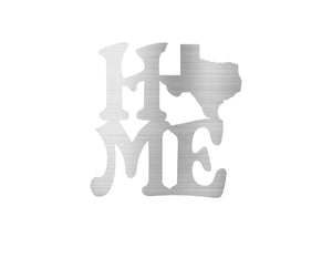 Texas Home Metal Art Sign