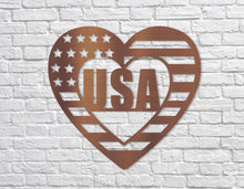 Load image into Gallery viewer, USA Heart
